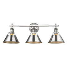 Golden 3306-BA3 CH-CH - Yep by Golden Lighting Orwell 3-light Vanity in Chrome